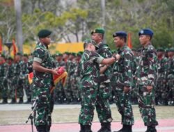 Danlantamal dan Danrem Tinjau Persiapan Upacara HUT ke-74 TNI