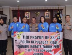 Atlet Cabang Olahraga Karate Polda Kepri Ikuti Pra Kualifikasi Pekan Olahraga Nasional ke XX