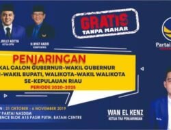 NasDem Buka Penjaringan Bakal Kepala Daerah di Kepri