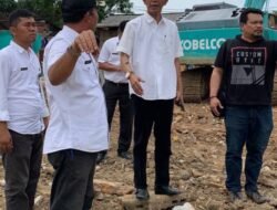 Antispasi Banjir, Amsakar Tinjau Pembangunan Drainase di Tanjung Piayu
