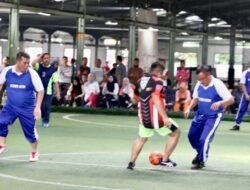 Tim Sekda Lumpuhkan Tim OPD 5-2 di Ajang Turnamen Futsal Perayaan HUT Korpri ke-48