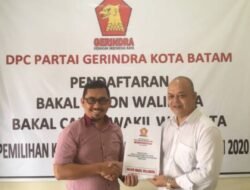 Johannes Tarigan Daftar Bakal Wakil Walikota Batam ke Gerindra