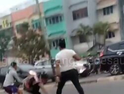 Viral 2 Oknum TNI Adu Jotos dengan Seorang Polisi di Jalan Raya
