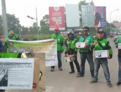 Solidaritas Sesama Ojol, Himpun Dana Untuk Operasi Akbar