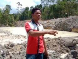 Aktivitas Penambangan Swasta Tutup Aliran Sungai Warga