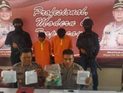 Apes, Bawa 18 KG Sabu Dua Orang Tersangka Dibekuk Polisi