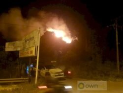 Kabakaran Hebat Terjadi di Bukit Tiawangkang