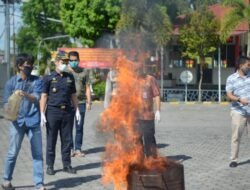 Usai Gagalkan Penyelundupan Narkoba, BC Tanjung Pinang Musnahkan 498,79 Gram Sabu