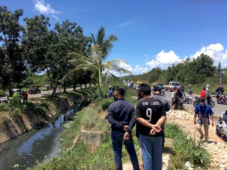 Begal Di Sei Beduk, Dikejar Warga lompat ke Selokkan