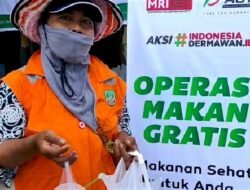 Operasi Makan Gratis, Ratusan Penerima Manfaat Rasakan Nikmatnya di Tengah Pandemi