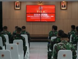 Prajurit TNI Di Tanjungpinang Terima Sosialisasi Rencana Strategis TNI