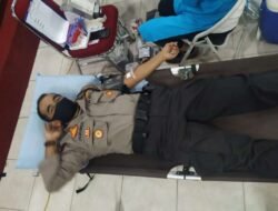 Jelang HUT Bhayangkara ke-74, Ratusan Personil Polresta Barelang Lakukan Donor Darah
