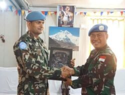 Personel Satgas Indobatt Konga XXIII-N/UNIFIL Kunjungi Nepal Battalion, Untuk Memperkuat Hubungan Komunikasi
