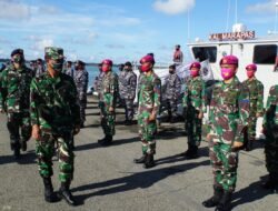 Danlantamal IV Lepas Peserta Latihan GLAGUSPUR Tingkat 3 Ke Perairan Dabo Singkep