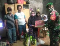 Babinsa 17 Sei Binti Aktif Bantu Warga Kurang Mampu