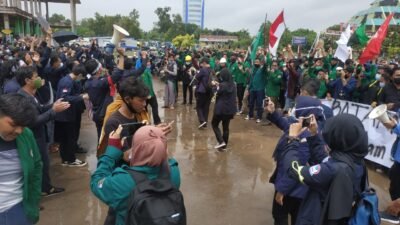 Tolak Omnibus Law, Aliansi Mahasiswa Batam Ikut Turun Ke Jalan