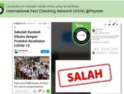 Hoaks Sekolah di Jakarta Buka Saat PSBB Transisi