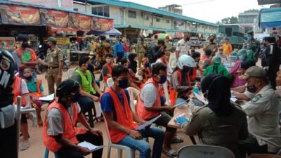 Tak Gunakan Masker, 105 Warga Sei Beduk Terjaring Operasi Yustisi