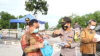 Polres Karimun Hadiri Rakor Kesiapan Pilkada dan Bagikan 100.000 Masker