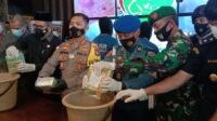 Polres Karimun Musnahkan 4 KG Sabu Asal Malaysia