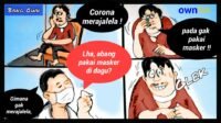 [Karikatur] Komik – Jangan Keliru Gunakan Masker