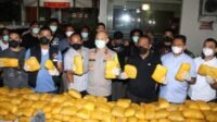 Gerak Cepat, Polisi Sita 201 Kg Sabu Untuk Malam Tahun Baru