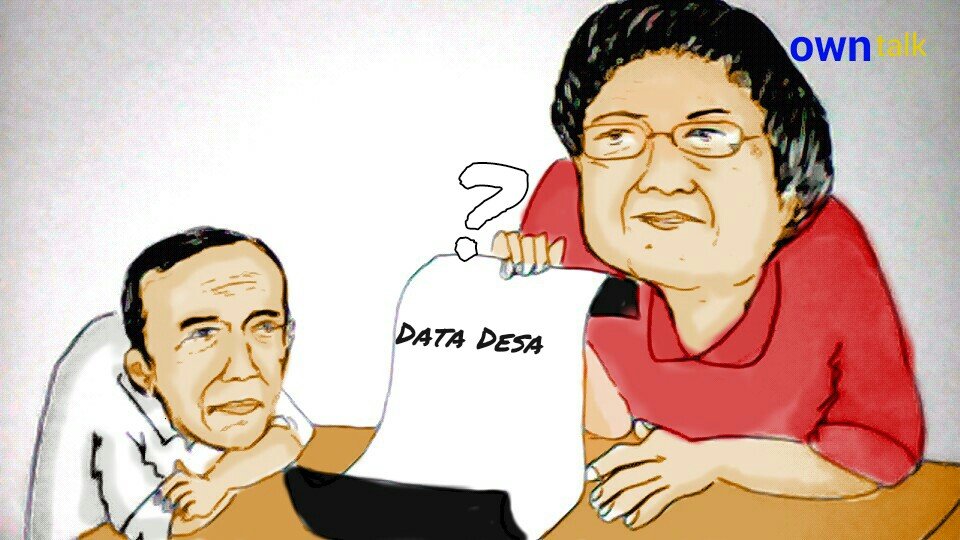 jokowi dan megawati karikatur