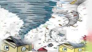 Angin Puting Beliung Hantam 2 Rumah di Sagulung