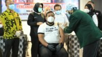 Orang Pertama yang di Vaksin, Walkot Tanjung Balai Tak Rasakan Apa-apa
