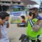 Peduli Masyarakat, Satlantas Polres Tanjung Balai Bagikan 50 Pcs Masker