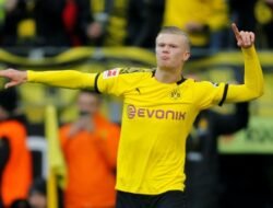 Haaland menjadi bintang Dortmund Usai Kalahkan Sevila, Susul Mbappe