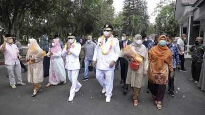 Upah-upah dan Tepung Tawar Warnai Syukuran Pelantikan Bupati dan Wabup Asahan