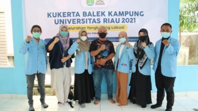 Mahasiswa UNRI Ikuti Proram Kukerta 40 Hari di Kampung Tangkerang Labuai