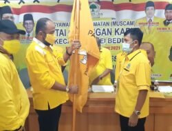 Pimpin PK Golkar Sei Beduk, Munawar Songsong Tahun Politik 2024