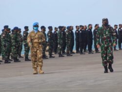Panglima TNI Lepas Keberangkatan Satgas Maritim Ke Lebanon