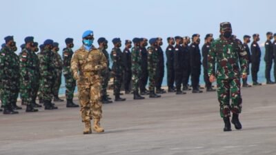 Panglima TNI Lepas Keberangkatan Satgas Maritim Ke Lebanon