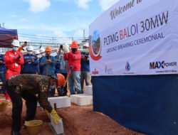 Bright PLN Batam dan Maxpower Indonesia Lakukan Ground Breaking PLTMG Baloi 30 MW