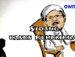 Stt…Ada Kerumunan Disaat Sidang Kasus  HRS