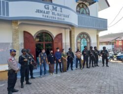 Polres Tanjung Balai Jaga Perayaan Misa Paskah di Gereja
