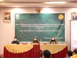 Billy Mambrasar Luncurkan Program Petani Milenial di Papua Barat