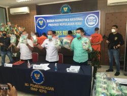 BNNP Kepri Berhasil Amanakan 20 KG Sabu Dari Tiga Kasus Peredaran Narkotika
