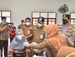 Bupati dan Kapolres Batu Bara Tinjau Vaksinasi Massal di 3 Lokasi