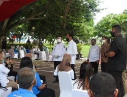 Kapolda Dampingi Presiden RI Pantau Proses Vaksinasi di Kepri