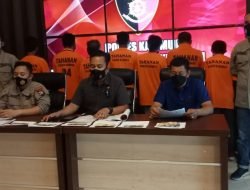 Tim Bison Karimun Mengamankan 10 Orang Terduga Premanisme