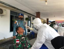 Cegah Penyebaran Covid-19, Lanal Tbk Gelar Swab Antigen