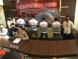 Jambret Korbannya Dengan Kekerasan, Empat Pelaku Bertekuk Lutut Dihadapan Polisi