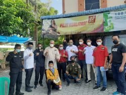 Gamawa bersama 10 Ormas Menggelar Pembagian Masker Dipasar