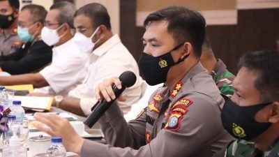 Kapolres Gelar Rapat Koordinasi Percepatan Vaksinasi di Karimun