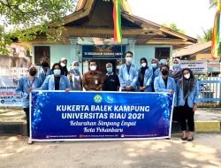 Pengabdian Mahasiswa Unri di Kelurahan Simpang Empat Melalui Program Kukerta Balek Kampung 2021