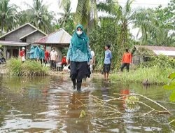 Ketua PKK Batu Bara Tinjau Kondisi Terkini Banjir